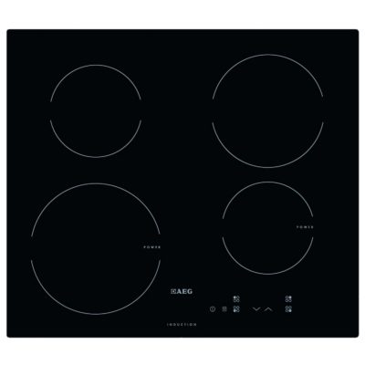 AEG HK604200IB 60cm Plug and Play Induction Hob in Black Glass